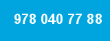 978 040 77 88
